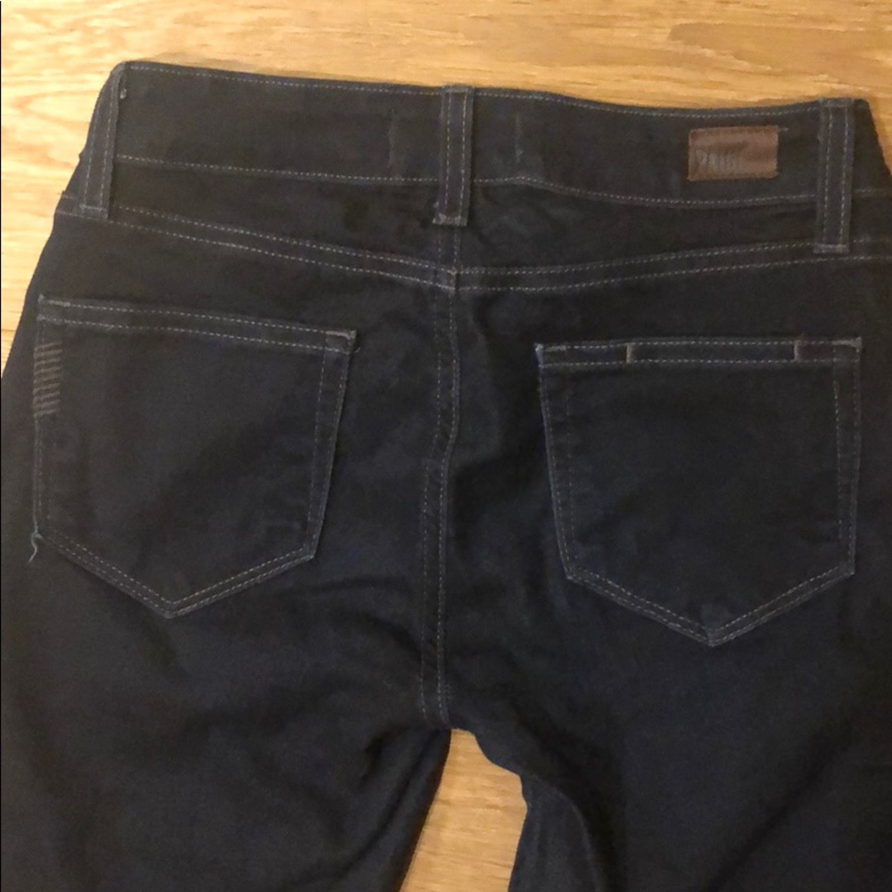 Paige Dark Wash Skinny Jeans
